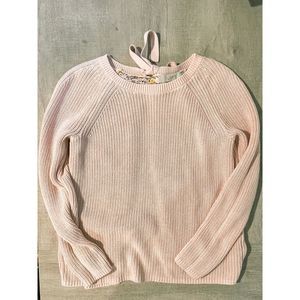 Loft sweater with cute detail in back